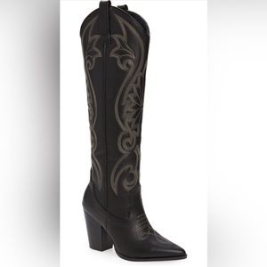 Steve Madden Lasso Knee High Western Boot - size 9.5